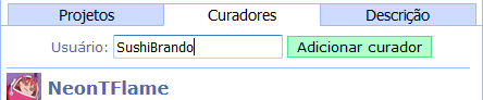 Convidando alguém pra uma coleção